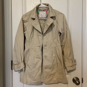 Justice Girls Khaki Fall Jacket. Size 12 Girls.